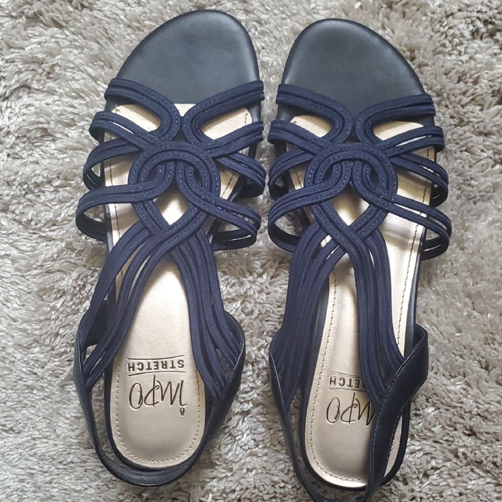 Impo Women's Navy Strappy Sandals